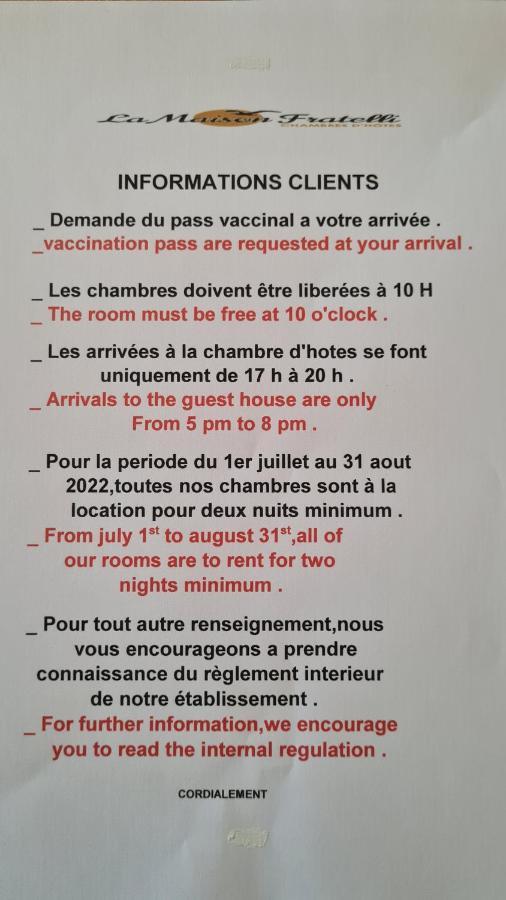 La Maison Fratelli Йер Экстерьер фото